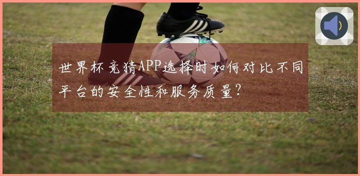 世界杯竞猜APP选择时如何对比不同平台的安全性和服务质量？