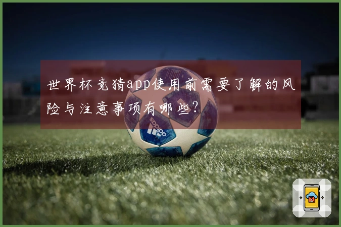 世界杯竞猜app使用前需要了解的风险与注意事项有哪些？