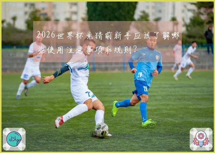 2026世界杯竞猜前新手应该了解哪些使用注意事项和规则？